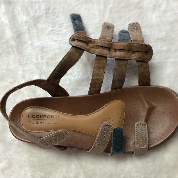 NWOB 𝅺Rockport Cobb Hill Rubey T-Strap Sandals Size 6 - Picture 7 of 9